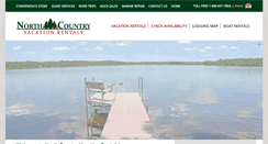 Desktop Screenshot of northcountryvacationrentals.net