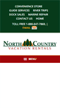 Mobile Screenshot of northcountryvacationrentals.net